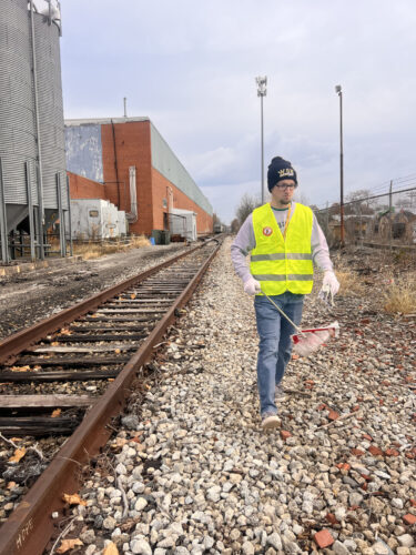 Cleaning up along Mahoning